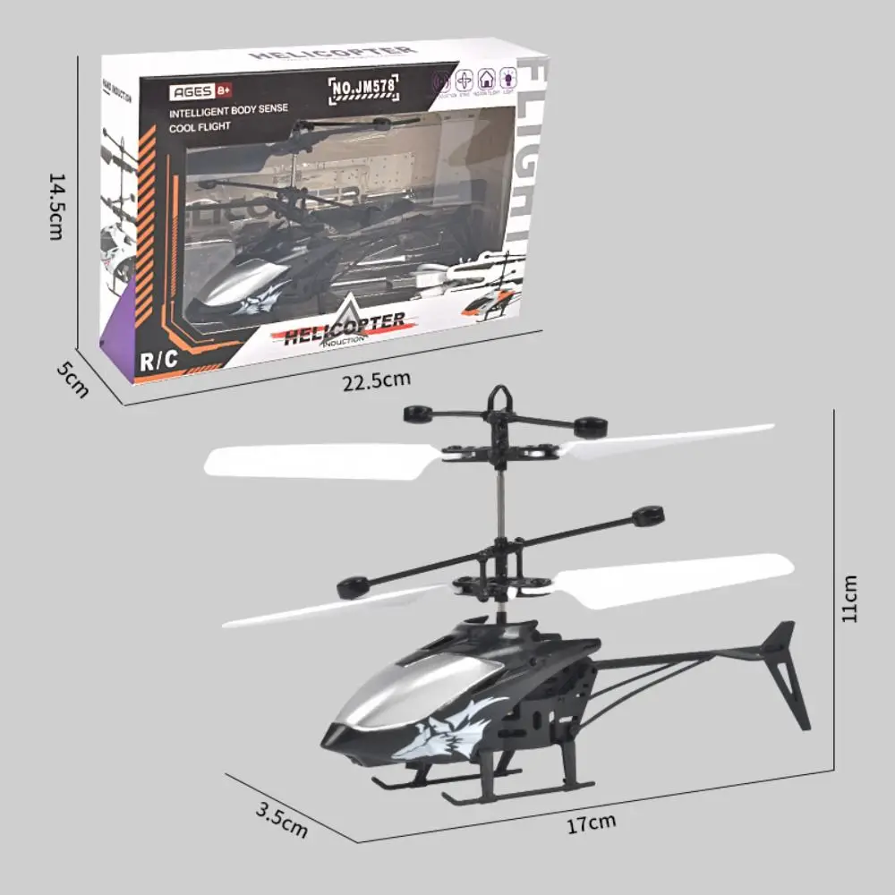 Mini 2 Channel Aerial Vehicle Drone Remote Control Drone Gesture Induction Aircraft Flying Helicopter Flash Children's Toy 6