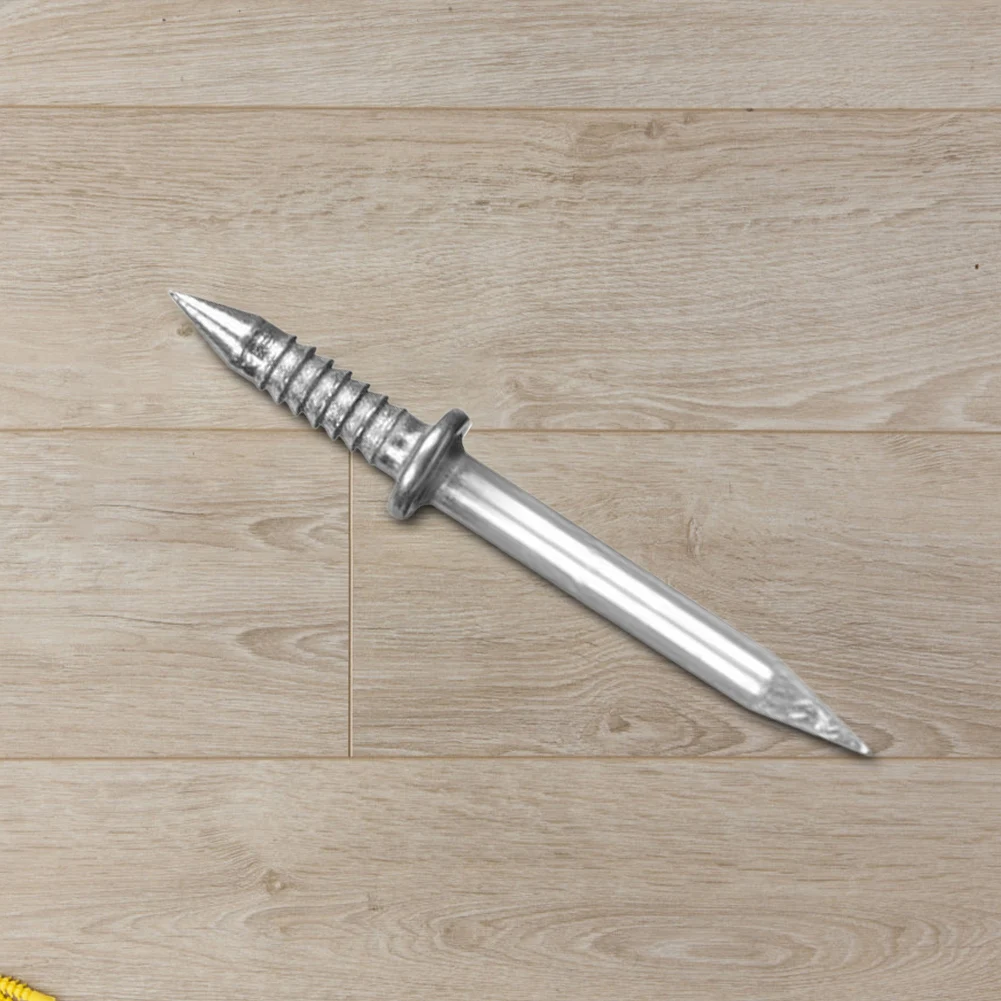 녹슬지 않는 스레드 더블 헤드 못, 단단한 나무 스커트 보드용 심리스 스레드 못, 10 개, 51 개, 101 개