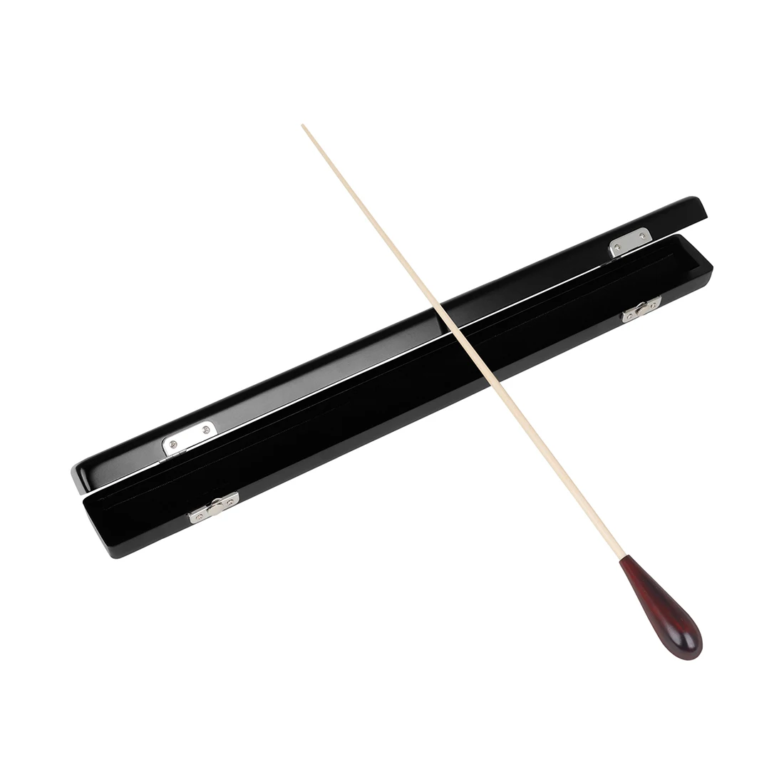 Black Maple Music Baton For Conductor With Storage Box Professional Orchestra Parts Accessories Band Conductor Fiber Rod