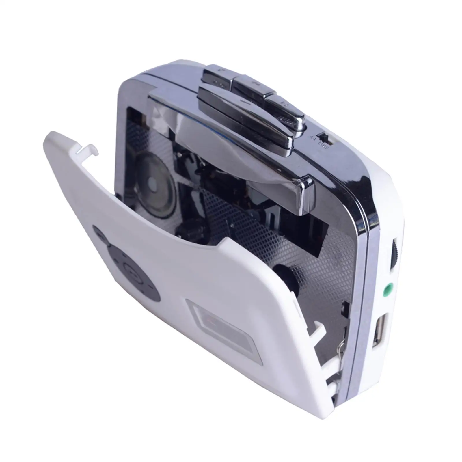 Portable Cassette Player Built-in Mic Volume Control Walkman Cassette Tape Recorder 3 Converter No PC Required