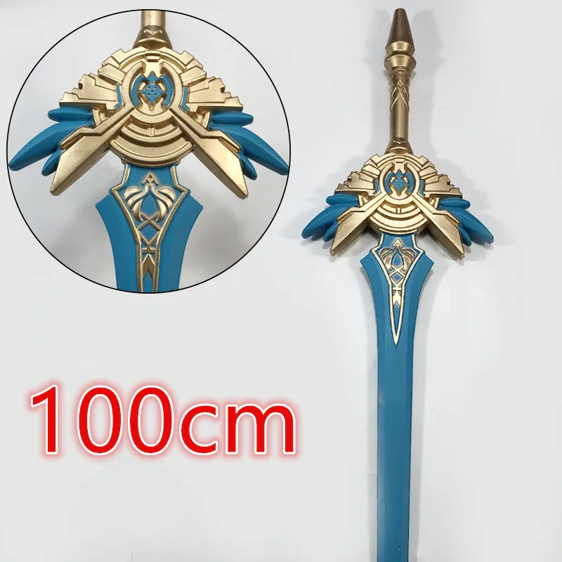 

Sky Blade Sword Game Genshin Impact Sword 100cm Bennett Qing Sword Mistsplitter Cosplay Weapon Props Safety PU Role Gift