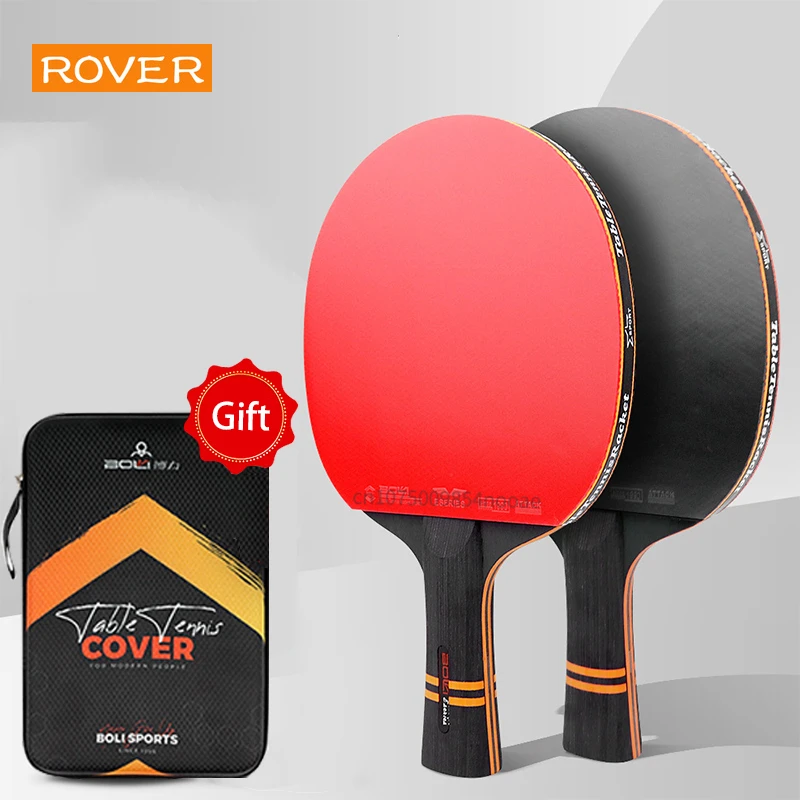 Professional-Table-Tennis-Racket-2Pcs-Ping-Pong-Racket-Seventh-Poplar ...