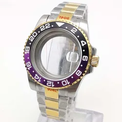 Men's Gold Sandwich Case Automatic Watch with Sapphire Glass, 40mm Water Resistant Design for Sapphire glass (42)