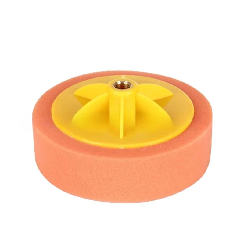 6 Inch Waxing Sponge Restore Coarse, Medium And Fine Screw Polishing Disk Car Beauty Mirror Repair Sponge Wheel M14 Disk