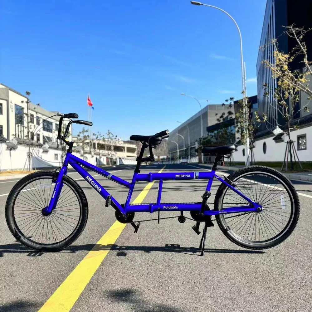 2 Daushauss 4: 8: 30674Inche Bicicletta Tandem Da Città Ultraleggera Bicicletta Da Viaggio Pieghevole In Lega Di Alluminio Famiglia Single Speed Bike 