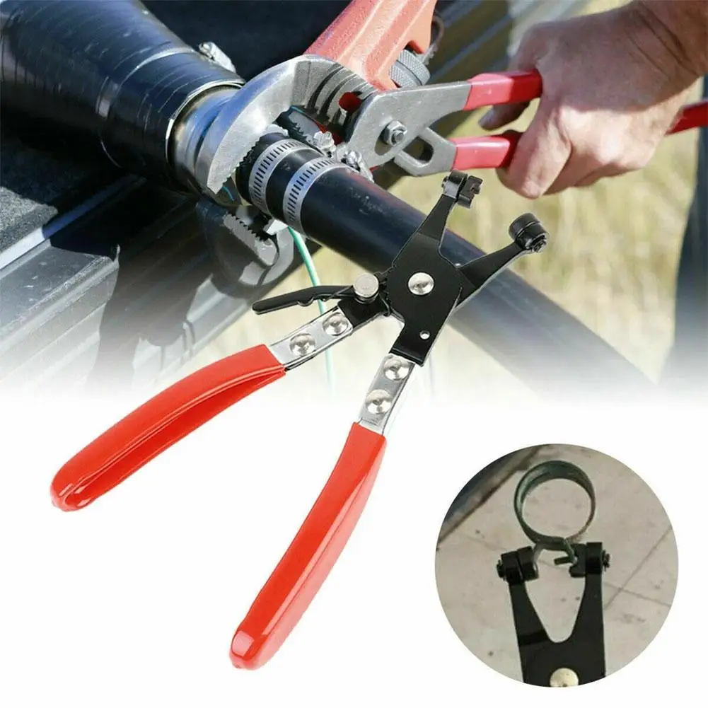 

Car Water Pipe Clamp Pliers Professional Buckle Pliers Tube Bundle Clamp And Throat Clamp Pliers Removal Tools For Car Fuel L4C1