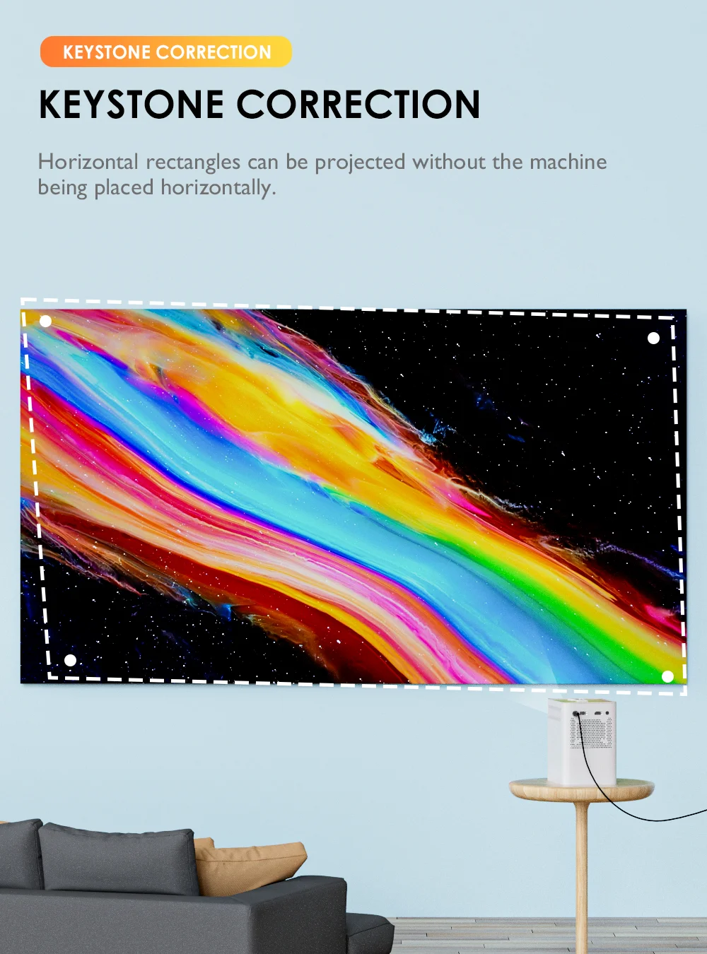 جهاز عرض WUDUNG S30 اندرويد واي فاي