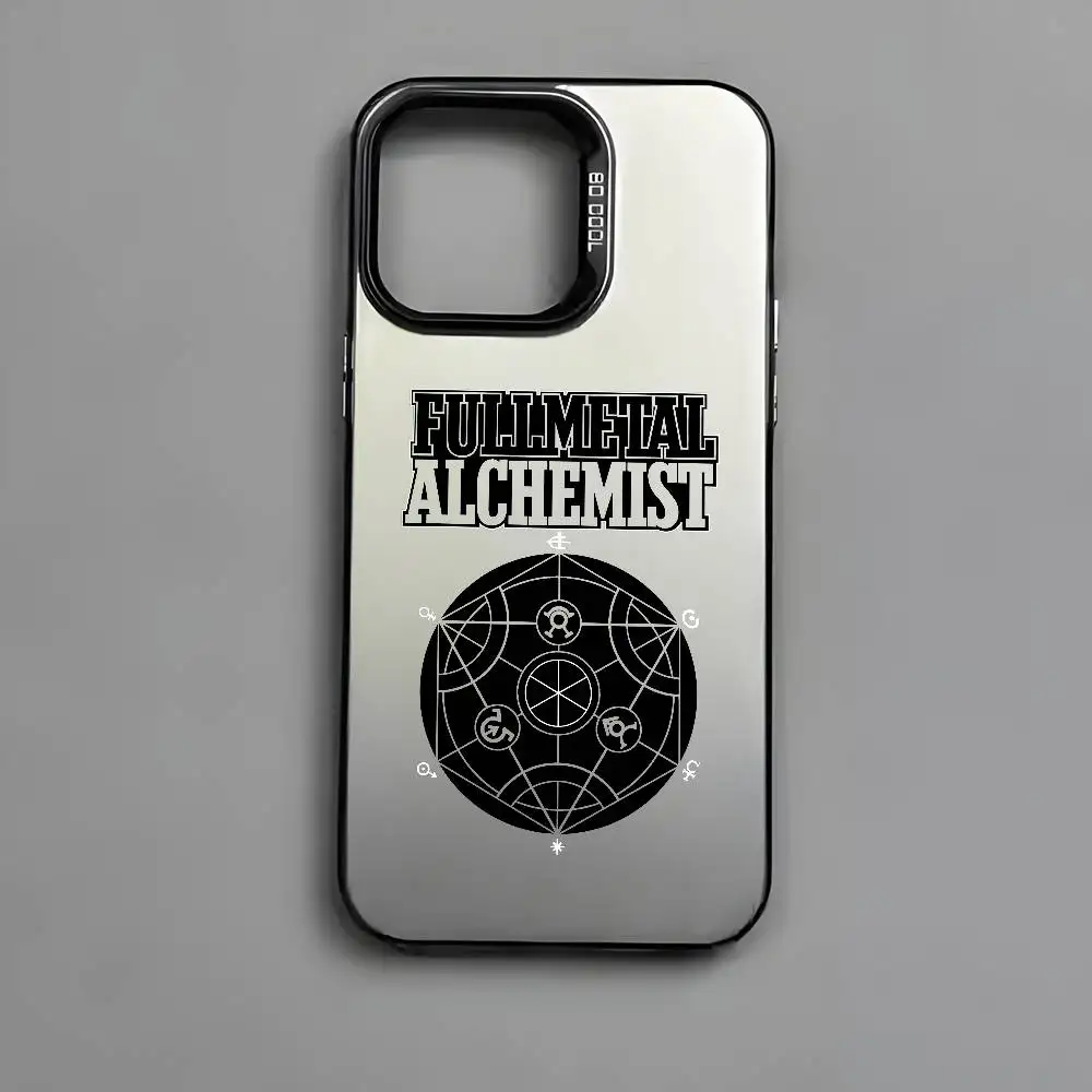 Multicolor Matte Laser Metallic Aurora Anime Phone Case