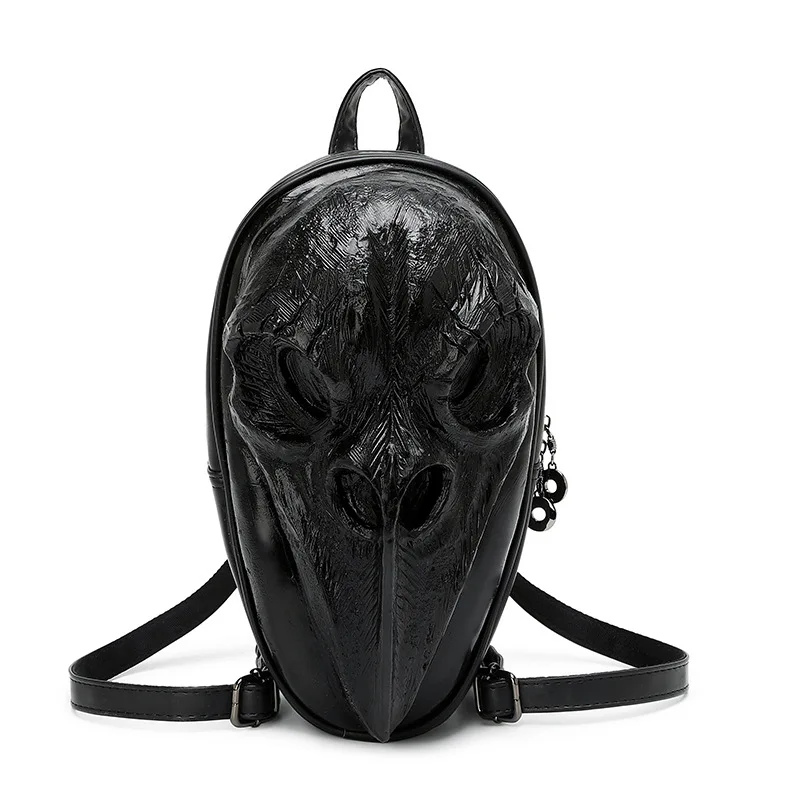 

Модный Дорожный школьный рюкзак Steam рюкзаки в стиле Панк 3D Beak Skull