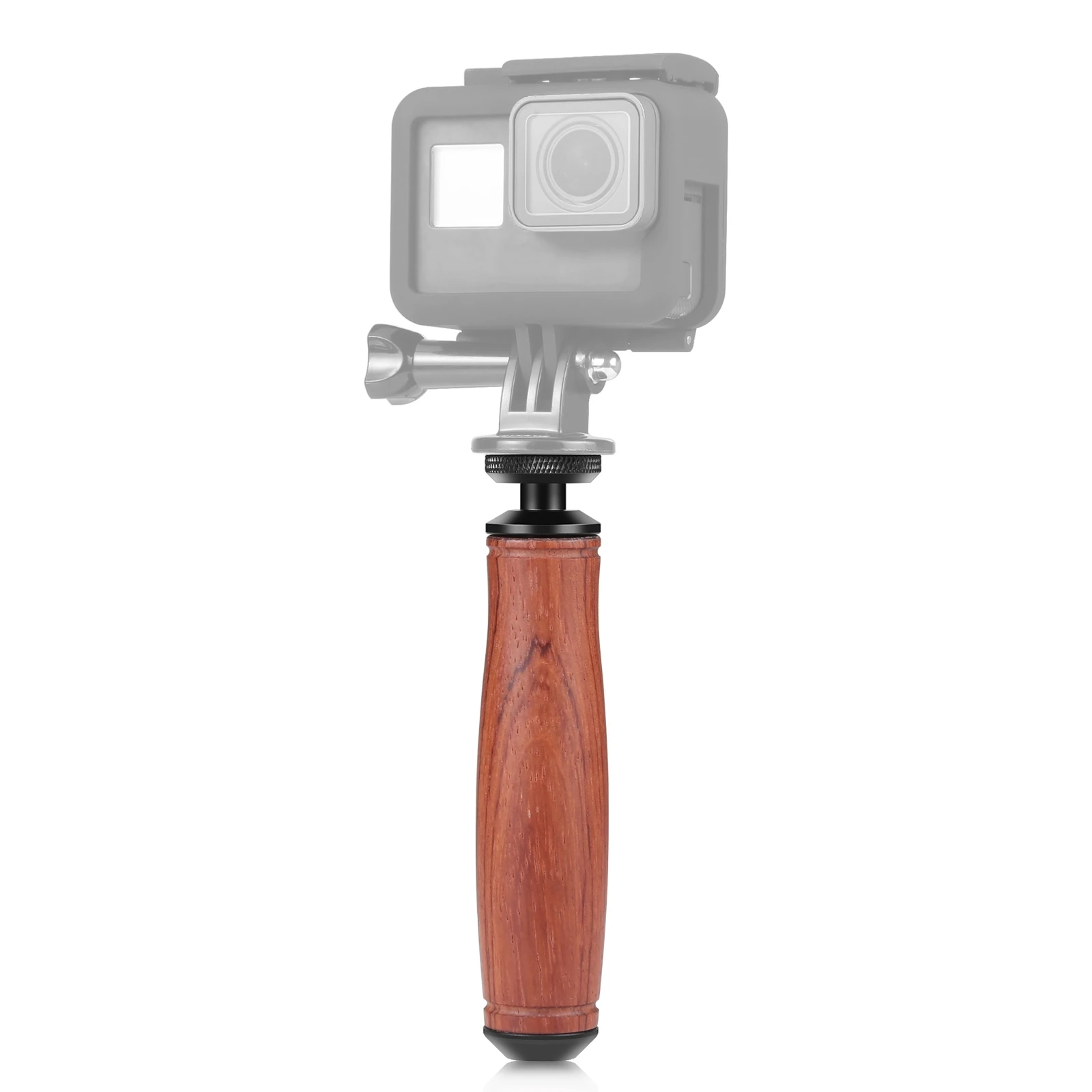 PULUZ Wooden Handle Camera Grip Stabilizer Handgrip for Action Sport Cameras DSLR & SLR /Gimbal Stabilizer/DJI Osmo Mobile
