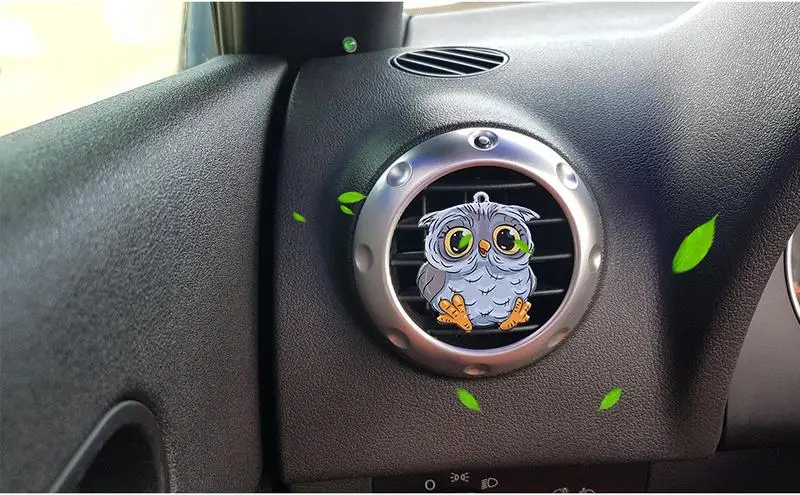 

Car Fresheners Vent Clips Owl Air Outlet Clip Cute Owl Acrylic Air Vent Perfume Clip Odor Eliminator Car Scent Decor Fragrance