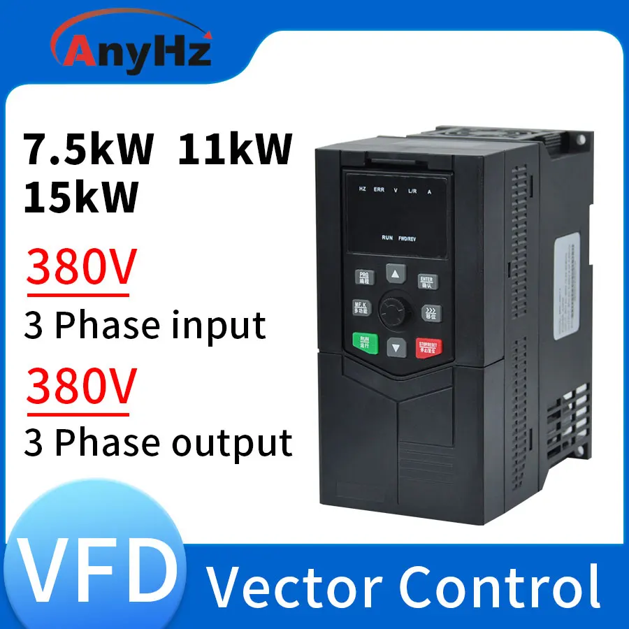 VFDVariableFrequencyConverterInverter3PhaseInput380V75KW11KW