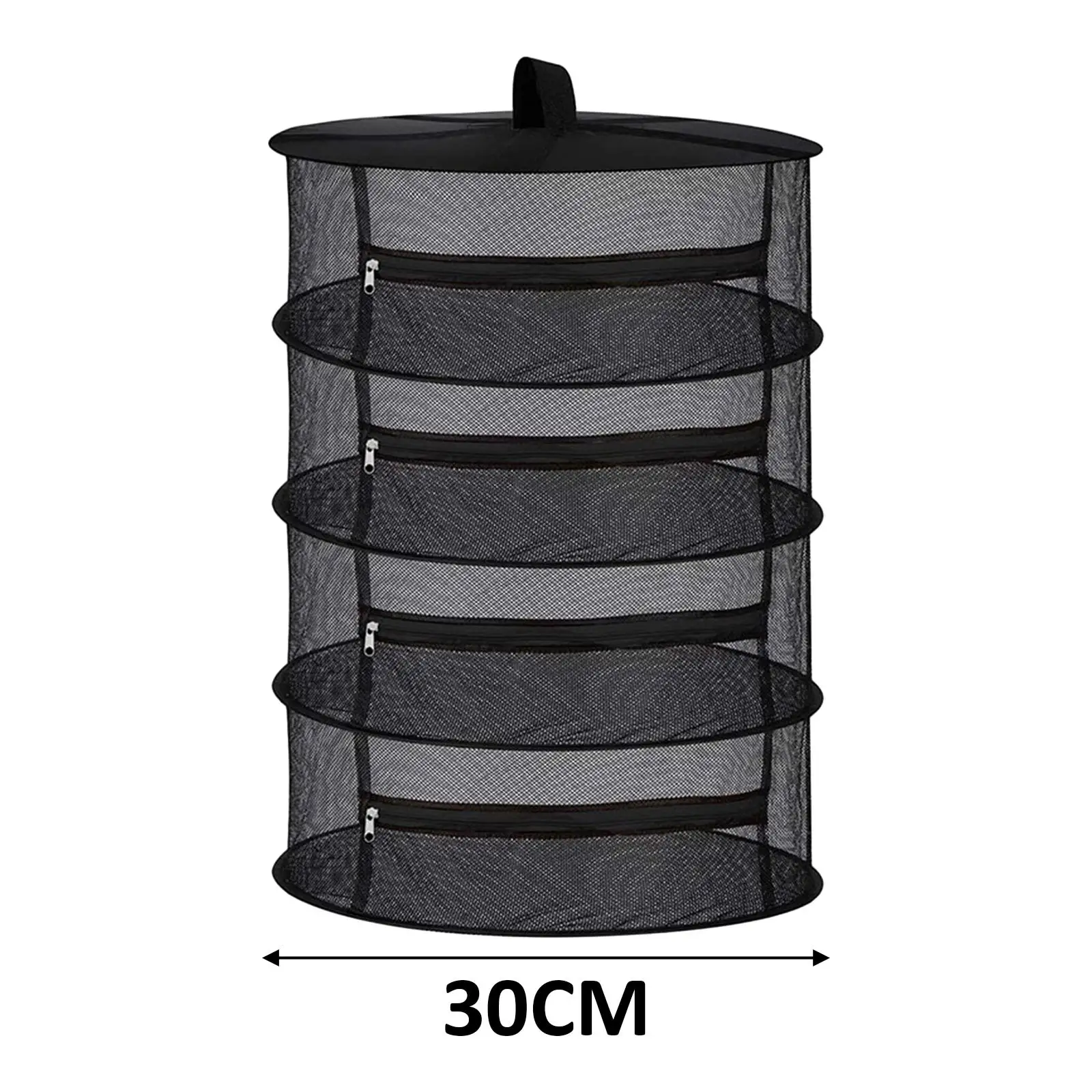 Herb Drying Rack Collapsible 4 Layer Breathable Herb Dryer Herb Drying Hanger 6