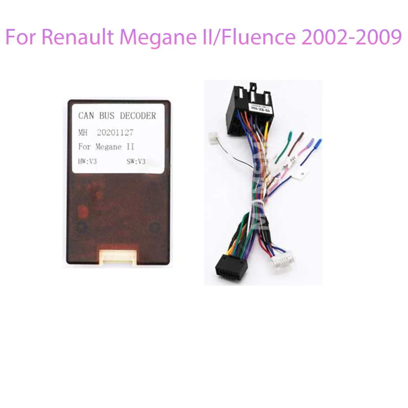 Android Wiring Harness Power 16Pin Cable Adapter with Canbus Box