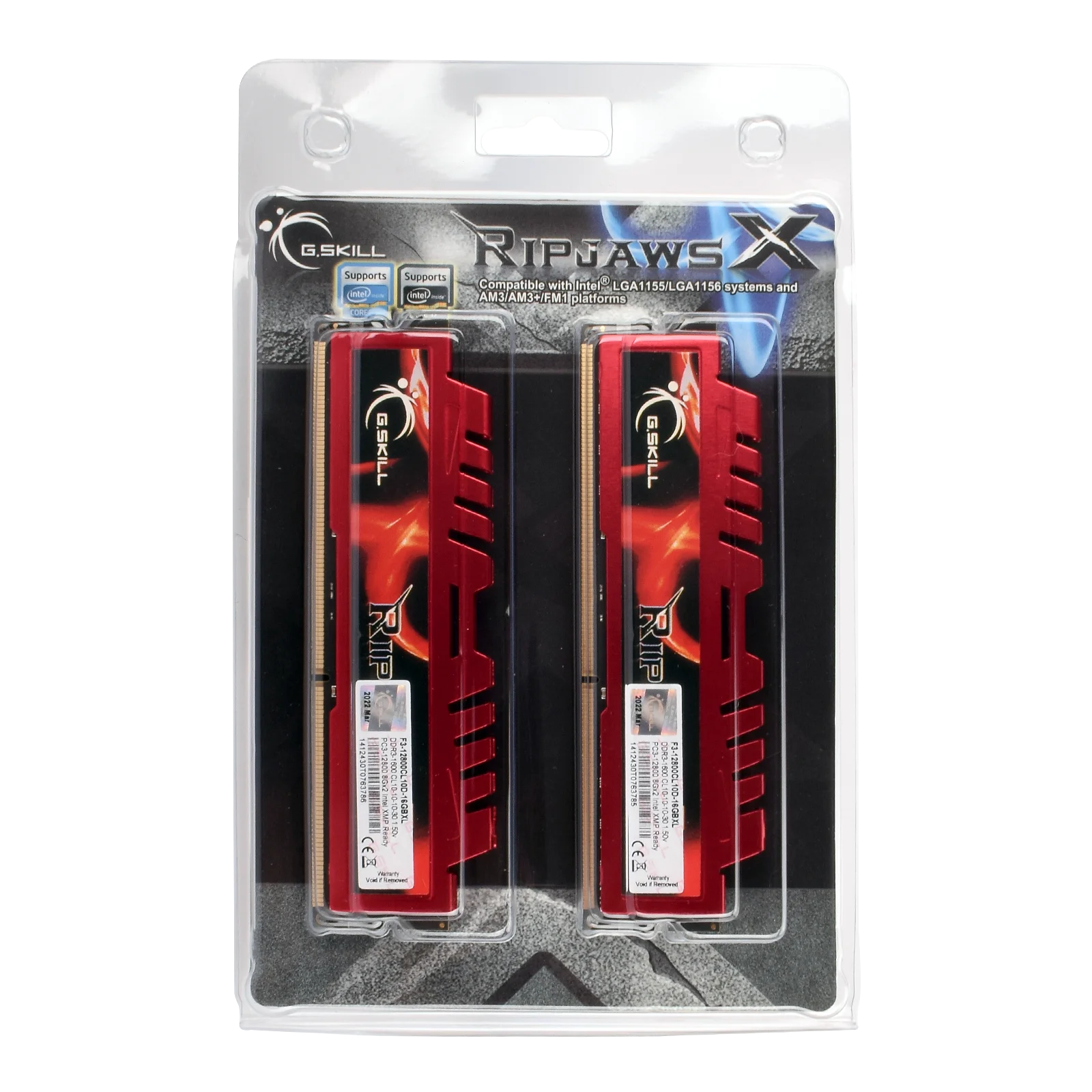 G.SKILL Ripjaws Series 16GB  2 X 8GB  204-Pin DDR3 SO-DIMM DDR3L 1600 Pc3l 12800 Laptop Memory Model F3 1600c9d 16grsl - View #2