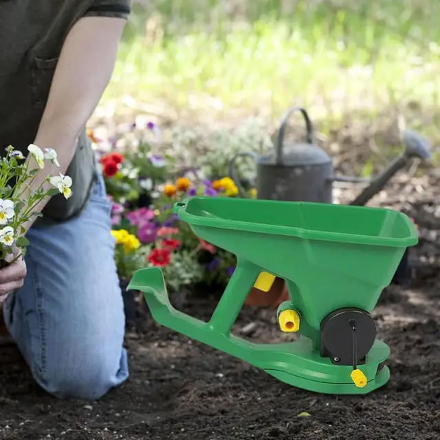 Kézi Hajtókar -Vetőmag Hordozható Szóró A Kerthez 5 Gear Állítható Műsorszolgáltató -Szóró, Kis Ültetési Virágok Gyógynövények - Image 2