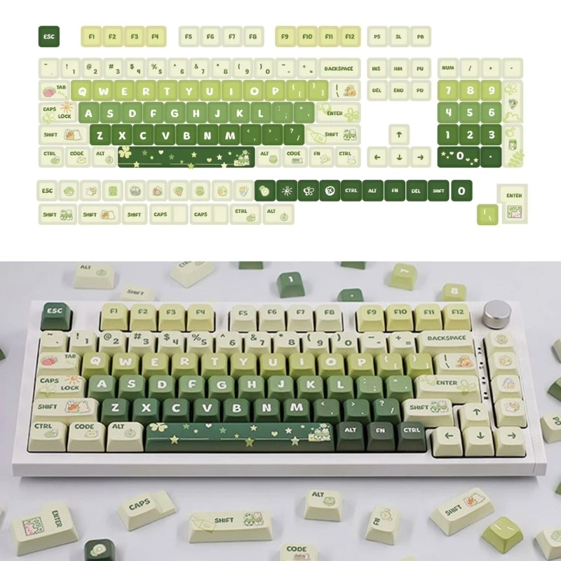 

133 клавиши PBT DyeSublimation Keycaps для механических переключателей клавиатуры