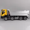 In Stock 8x8 1/14 Metal Hydraulic RC Dump Truck 2-speed Remote Control Tipper Car Sound Lights Differential Lock Axles RC Toy 5
