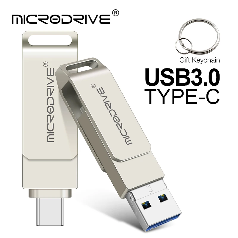 Type c 3 in 1 USB 3.0 flash drive OTG High Speed Pen Drive 64GB 32GB 16GB 8GB Micro USB stick External Storage 4 GB