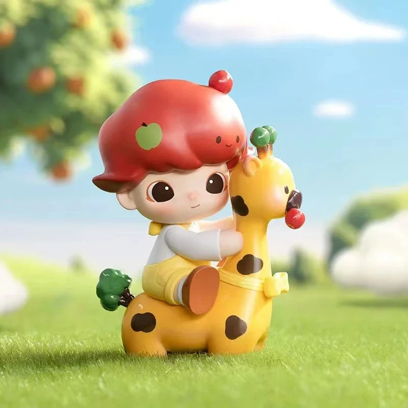 ポップmart dimoo Animal王国シリーズのおもちゃ,かわいい