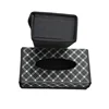 1PC Desktop Tissue Box PU Leather Luxury Car Tissue Boxes Auto Interior Storage Decoration Room Home Hotel Decor Accessories 4