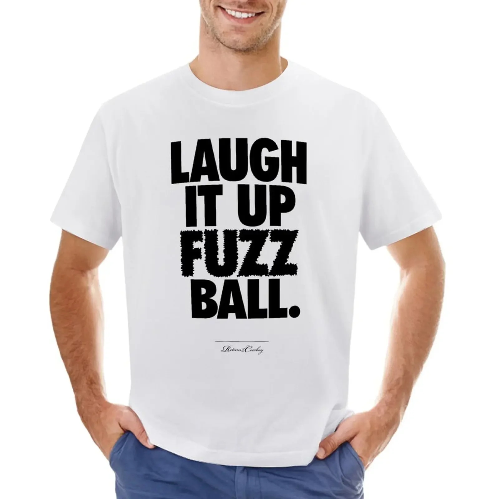 

Laugh It Up Fuzz Ball T-shirt quick-drying anime clothes cute tops boys animal print Men's t shirts