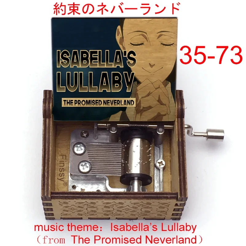 Isabella's Lullaby music song from anime The Promised Neverland Music Box fans christmas new year gift home office Decoration