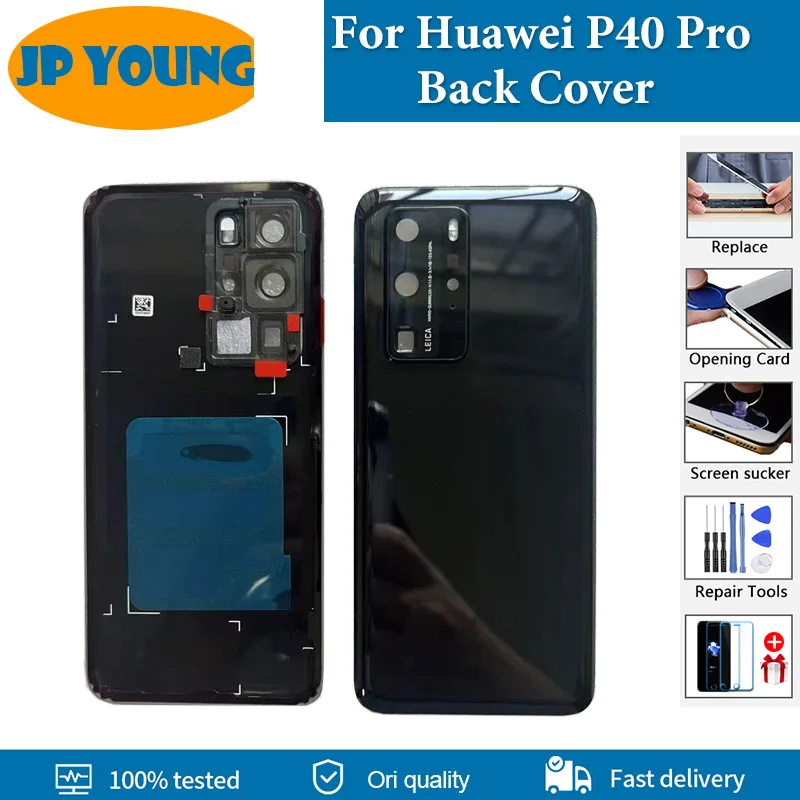 

Back Cover Original For Huawei P40 Pro Back Battery Cover ELS-NX9 ELS-N04 ELS-AN00 ELS-TN00 Rear Door Housing Case Repair Parts