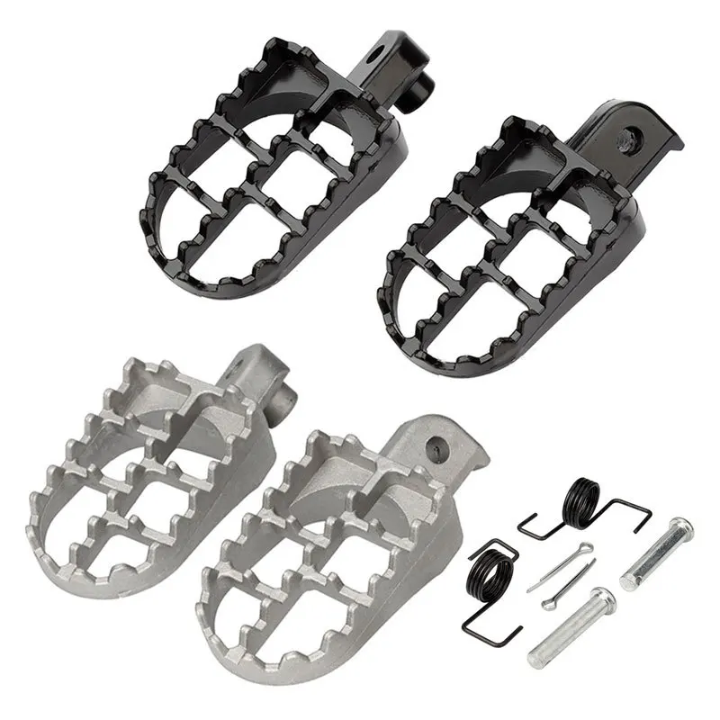 Motorcycle Foot Pegs Pedals For Yamaha TW200 PW50 PW80 Pit Dirt Bike