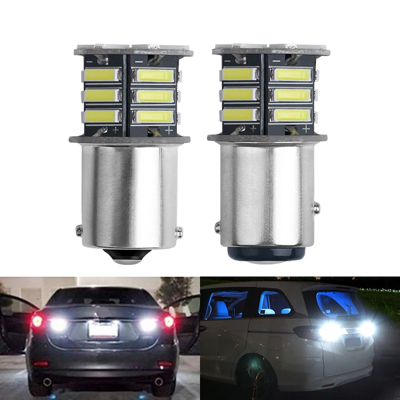 

2pcs 1156 ba15s p21w 1157 bay15d p21/5w led car bulbs 7020 21SMD led reversing light stop lamp LED TURN SIGNAL поворотная лампа
