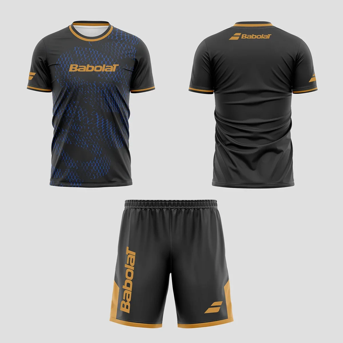 Summer Men's Short-sleeved T-shirt Drawstring Shorts 2-piece Tennis Basketball Badminton Sports Quick-drying Jersey Set sports suit sports set tracksuit set outdoor suit set shirt set shirt and shorts set hawaiian shirt and shorts set