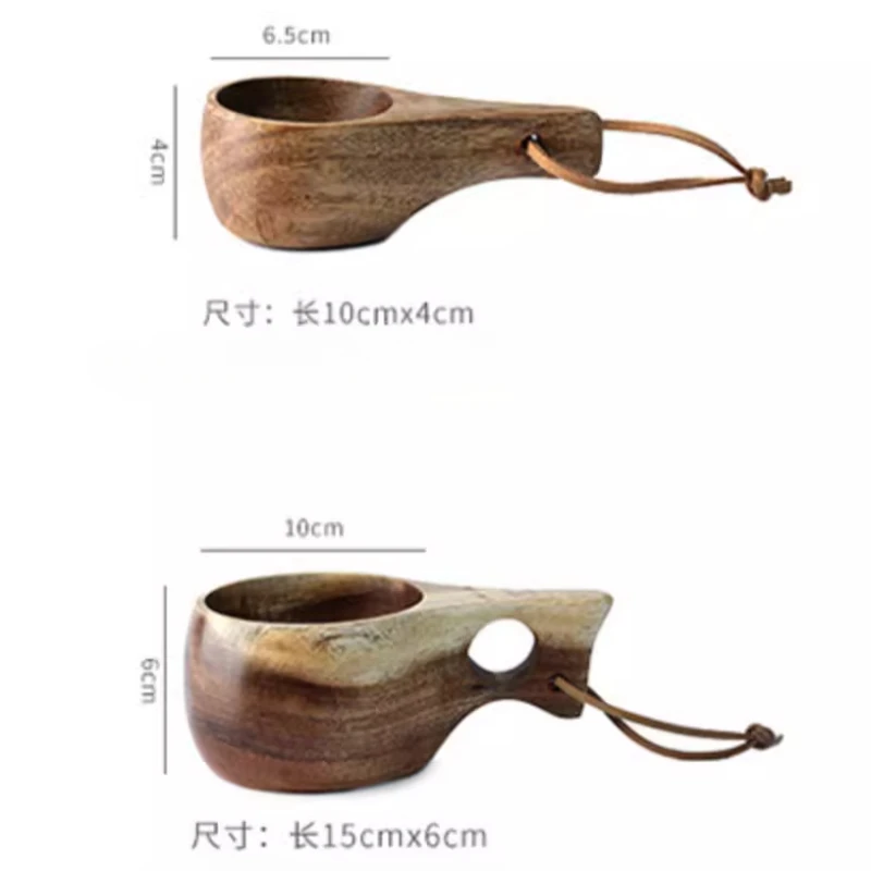 Tasse à Café,Kuksa Kasa – Tasse En Bois De Jujube, Haute Qualité, Pour Eau Bouclée, Jus, Lait