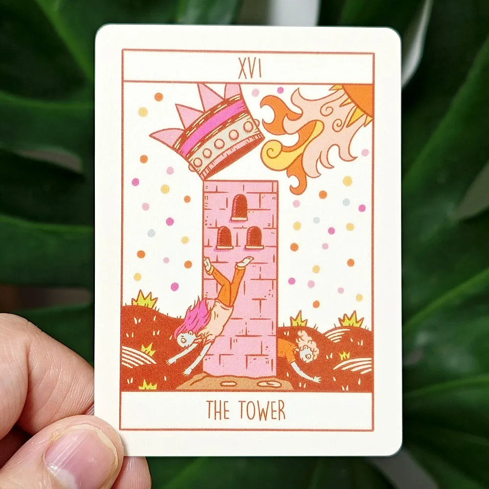 Squid Cake Tarot 78 Card Deck with Knights Riding Creatures,