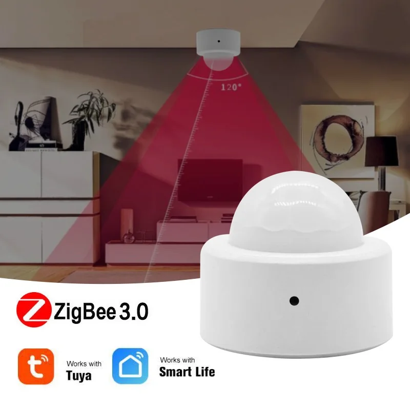

CoRui Tuya Zigbee3.0 Human Motion Sensor Smart Home PIR Motion Sensor Detector Security Smart Life Works With Alexa Google Home