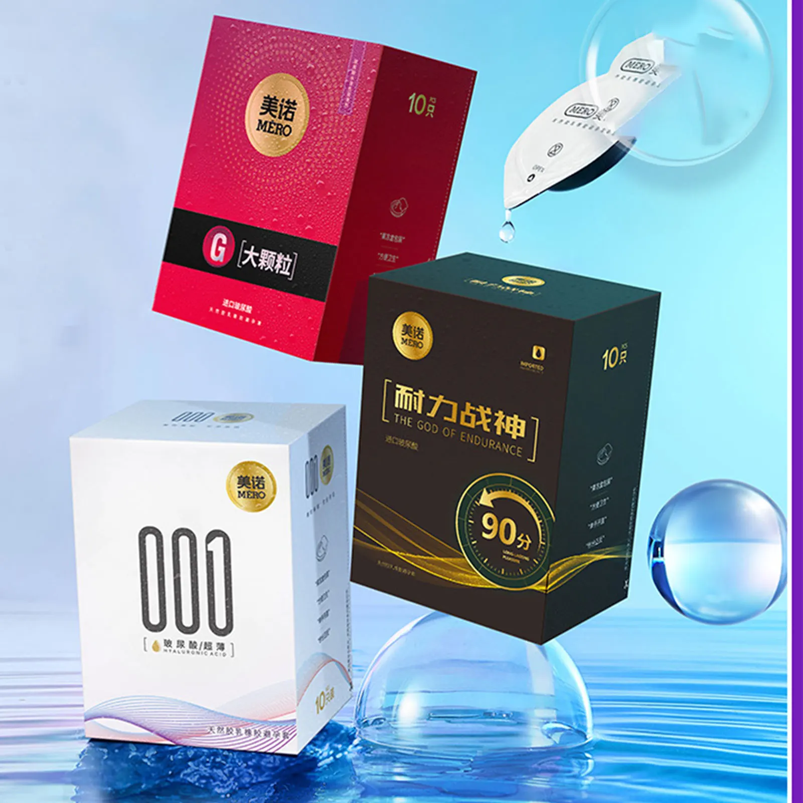 Ribbed Condoms Sex Toys For Men 18+ Lubrication Ultra Thin Spiked Condom Delay Ejaculation G Spot Stimulation Adult Penis Sleeve 6