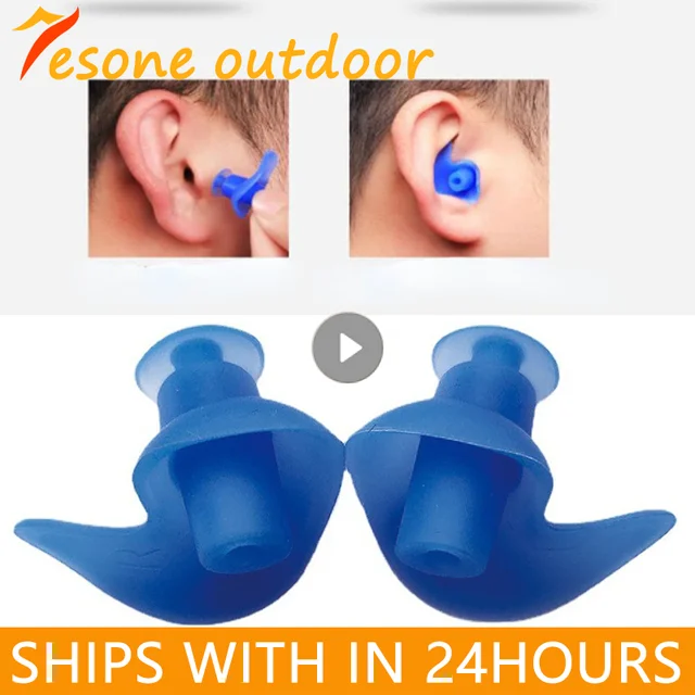 Tapones De Oídos Para Natación Suaves, Protección Del Agua, Impermeable, De  Silicona, Para Buceo, Deportes Acuáticos, Para Piscina - Tapones Para  Natación - AliExpress