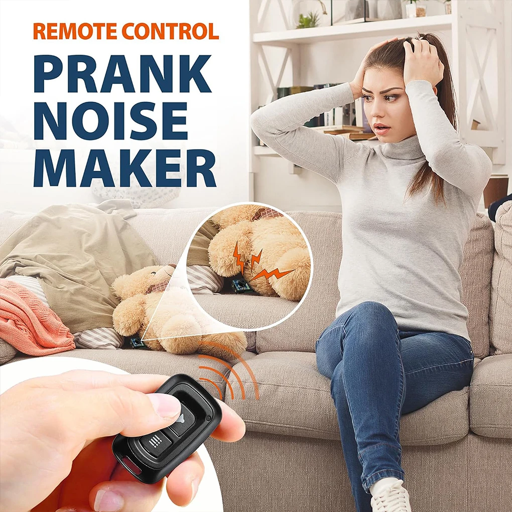 Remote Control Hidden Noise Maker Prank Gadget Funny Sound Generator For School Office Home Party Adults Realistic Cricket Sound prank toys