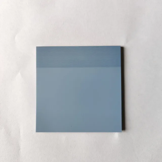 50Page Transparent Sticky Notes Student Waterproof Message Memo Pad Creative Stationery Office School Supplies Color Notebook blue