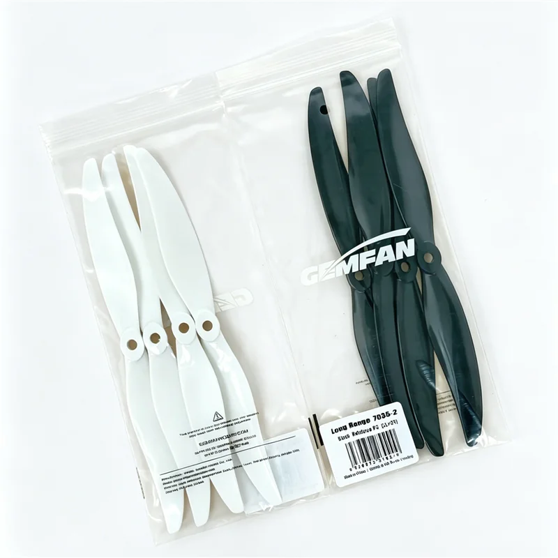 Hélices Gemfan LR7035 7 pouces 2 pales PC pour FPV longue portée - Lot de 4 (2CW+2CCW)