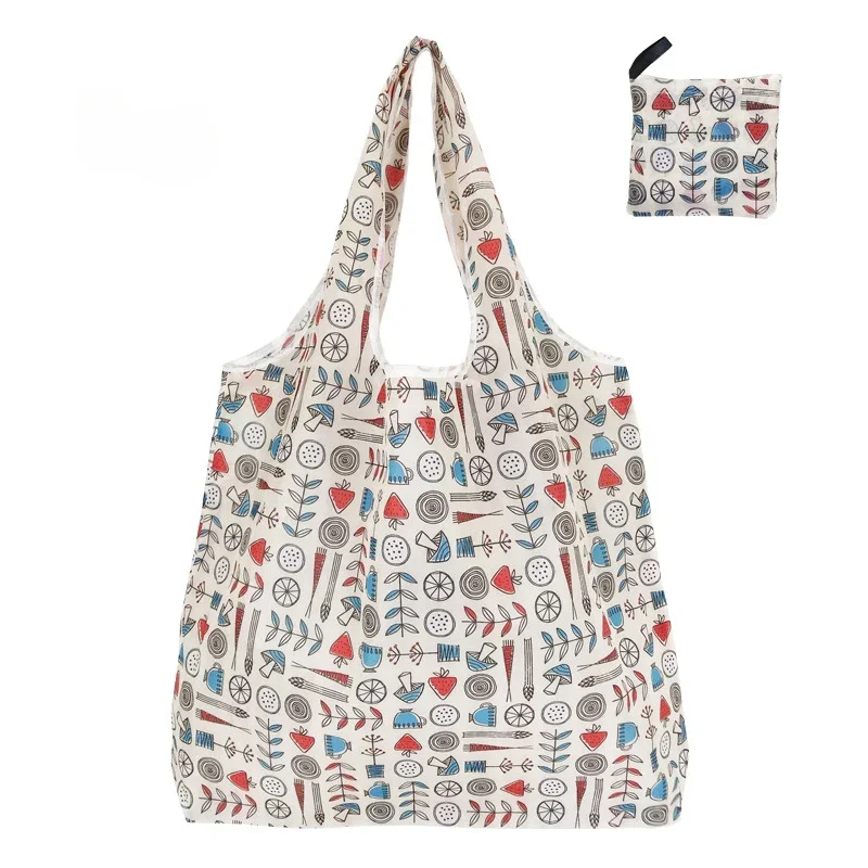 Eco-Friendly Reusable Foldable Grocery Tote Bag