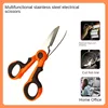 New 420 Stainless Steel Fishing Scissors Accessories Electrician's Scissors Cutting Cables Stripping Wires Cutting Insulators 1