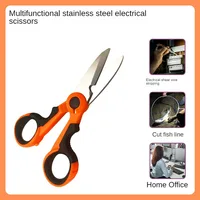 New 420 Stainless Steel Fishing Scissors Accessories Electrician's Scissors Cutting Cables Stripping Wires Cutting Insulators 1