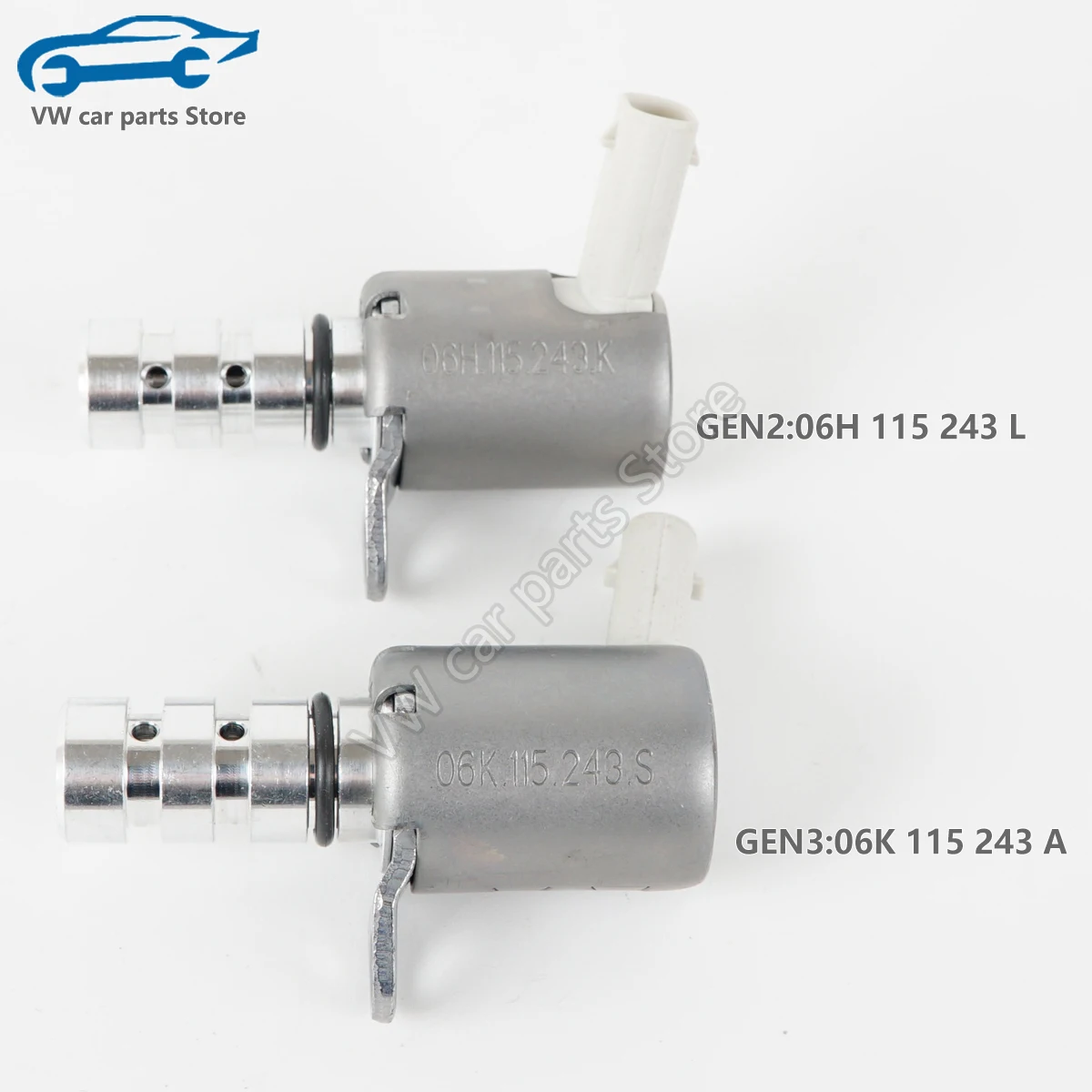 06H115243L 06K115243A VVT Oil Pressure Valve For Audi A1 A3 A6 A7 Q5 Q8 VW Beetle Jetta Passat Skoda Octavia Seat Alhambra