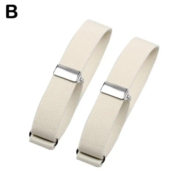 זוג אלסטי זרוע אנטי-החלקה מחזיקי שרוולים מתכווננים לגברים ונשים ללבישה רשמית אביזרים לחולצה במשרד