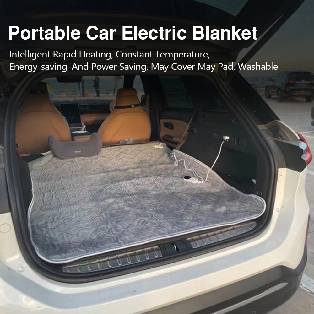 Car Electric Blanket 12v Off-road Vehicles - Car Heated Blanket Seat Soft Heating Pads Caping Warm Heater Outdoor Winter Access 4