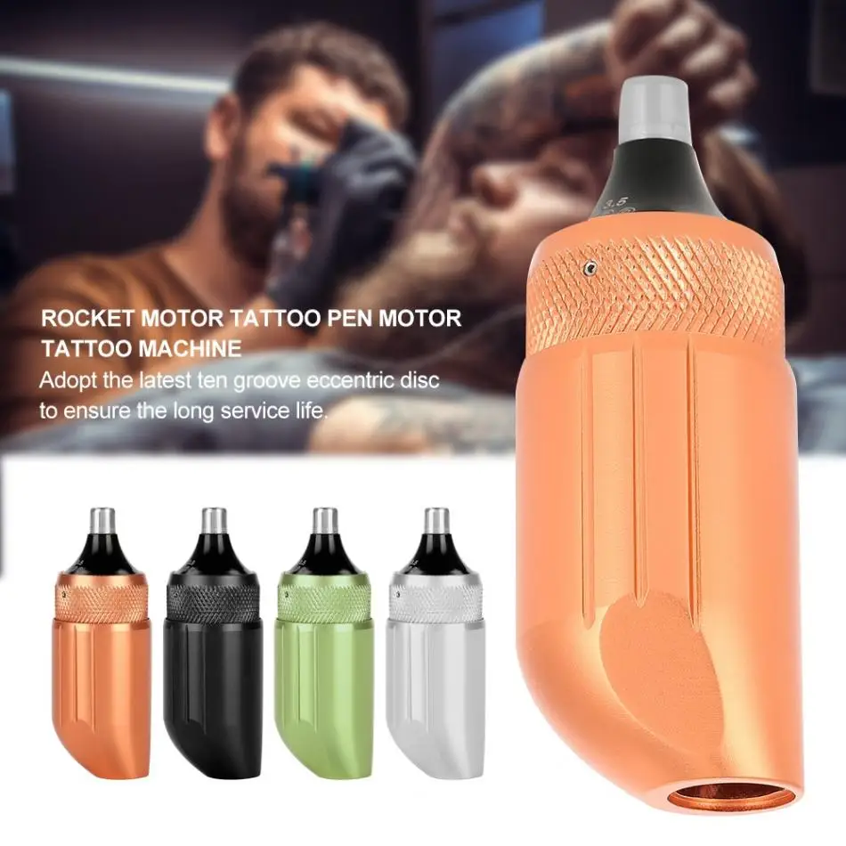 

Rocket Motor Mini Tattoo Pen Machine Rotary Coloring RCA Tattoo Gun For Eyebrow lip Makeup Tattoo Cartridge Microblading Grips
