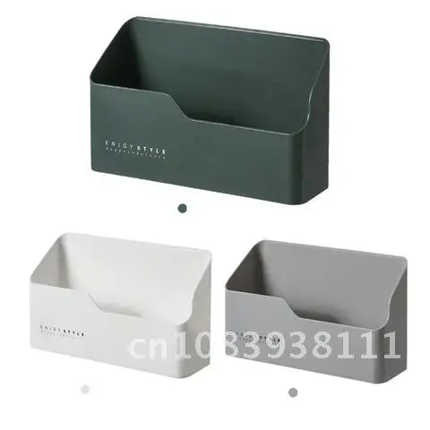 

1Pcs Household Kitchen Supplies Creative Simple Wall-Mounted Storage Box Seasoning Bottle Trash Bag Cabinet Inner Storage Rack