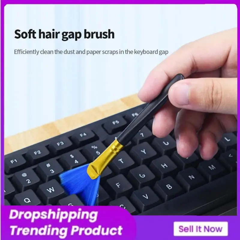 노트북 청소 도구용 키보드 PC 청소 브러시 키트, 정전기 방지, 휴대용 가정용 브러시, 카메라 태블릿 이어폰용