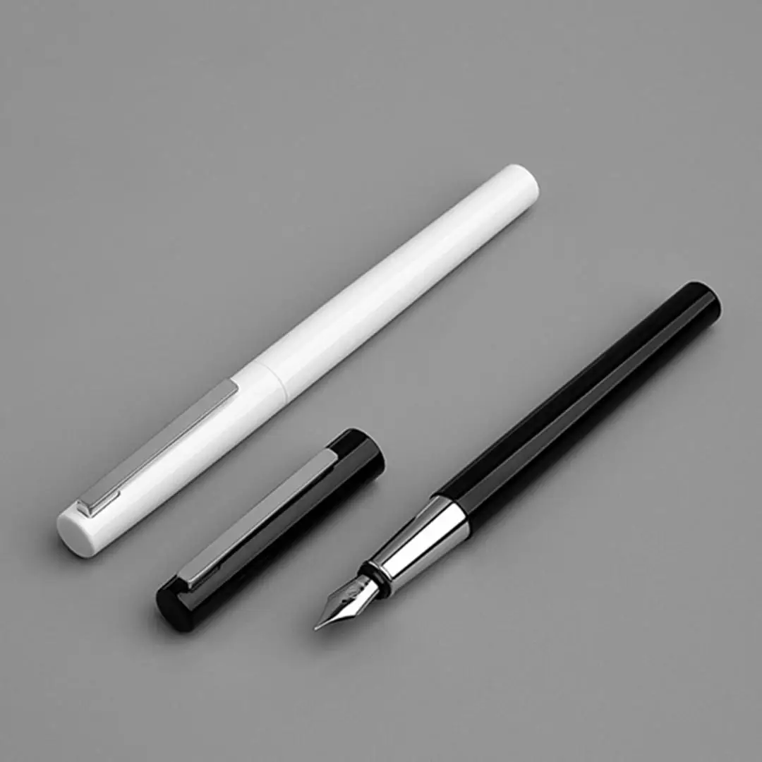 

Xiaomi Fountain Pen with Ink Bag Storage Bag Box Case 0.3mm EF Nib Metal Inking Pen Smoothly Writing Signing Pen Kaco BRIO