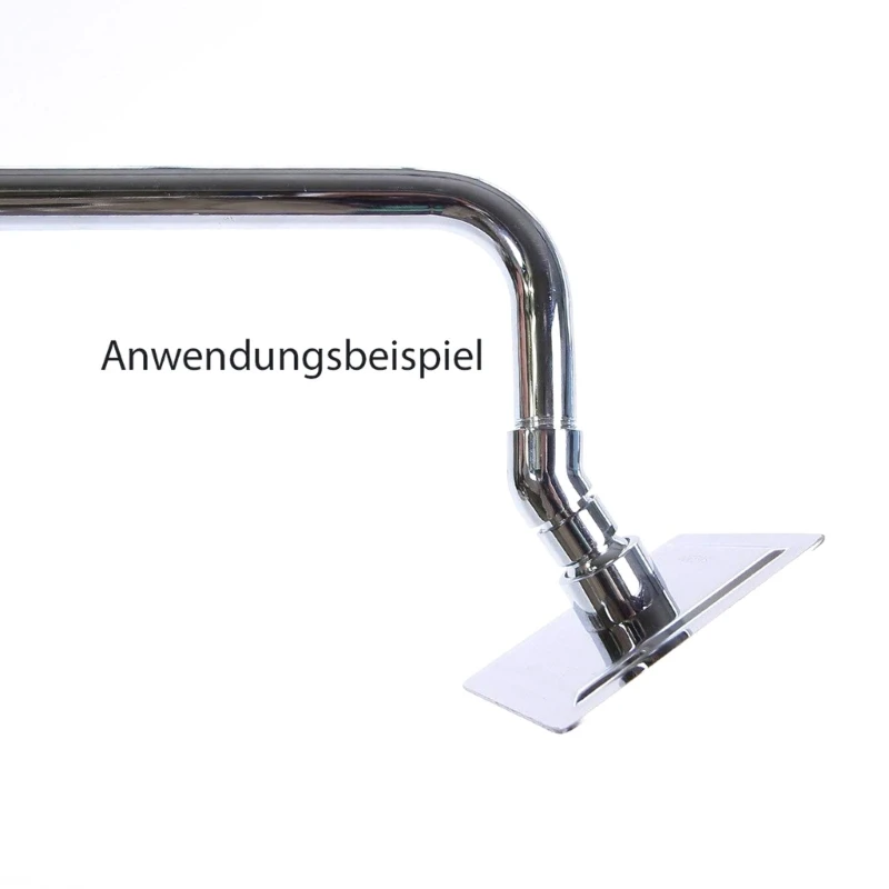 Shower Head Elbow 30&deg;Angle Adapter Shower Arm Elbow Universal Interface for Hand Showers and Wall-mounted Showers KXRE